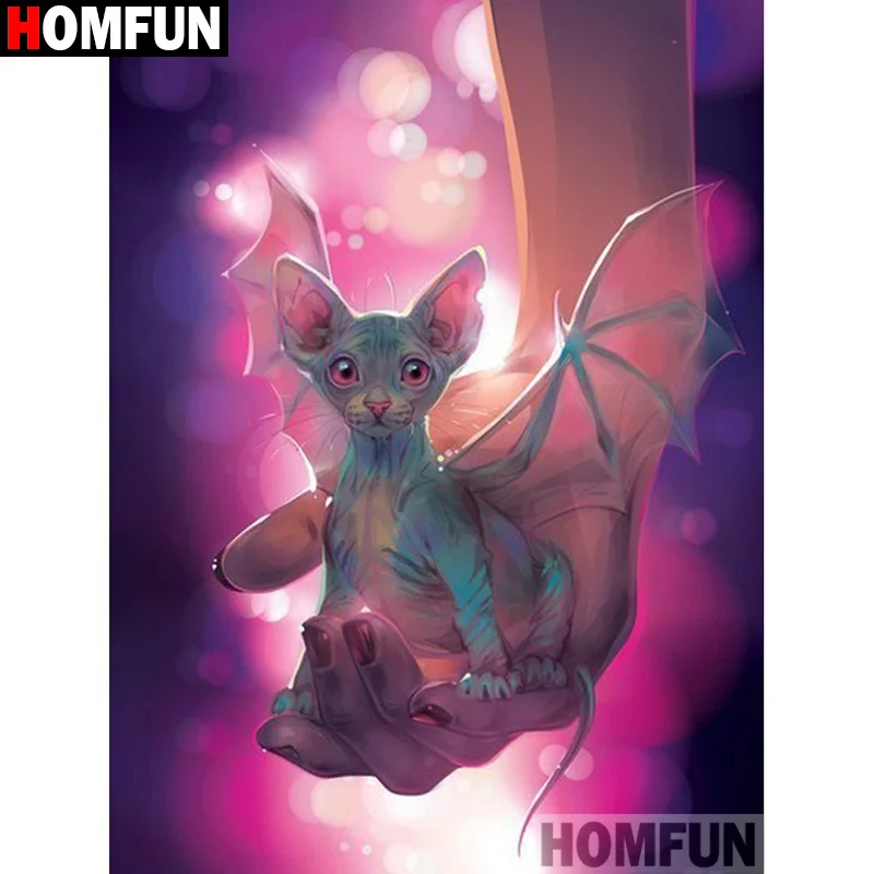 Алмазная живопись HOMFUN A19854 с квадратными/круглыми стразами &quotсделай сам&quot