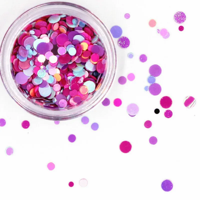 

2018 NEW 1Box/Sell 12 Color Rectangle Square Nail/Body/Eye Glitter Powder Paillettes DIY Nail Art Women Superfine Decorations