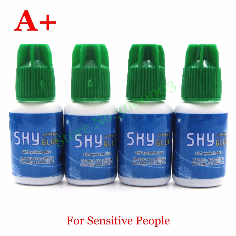 

Free Shipping 2 pcs Korea Sky Glue No fume, non-irritating formula, for sensitive people, A+ type glue can lasting 6-7 weeks