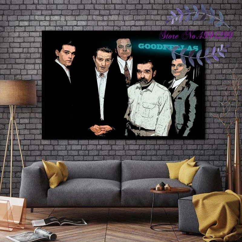 Goodfellas Movie Poster Canvas Art Print Home DecorPainting