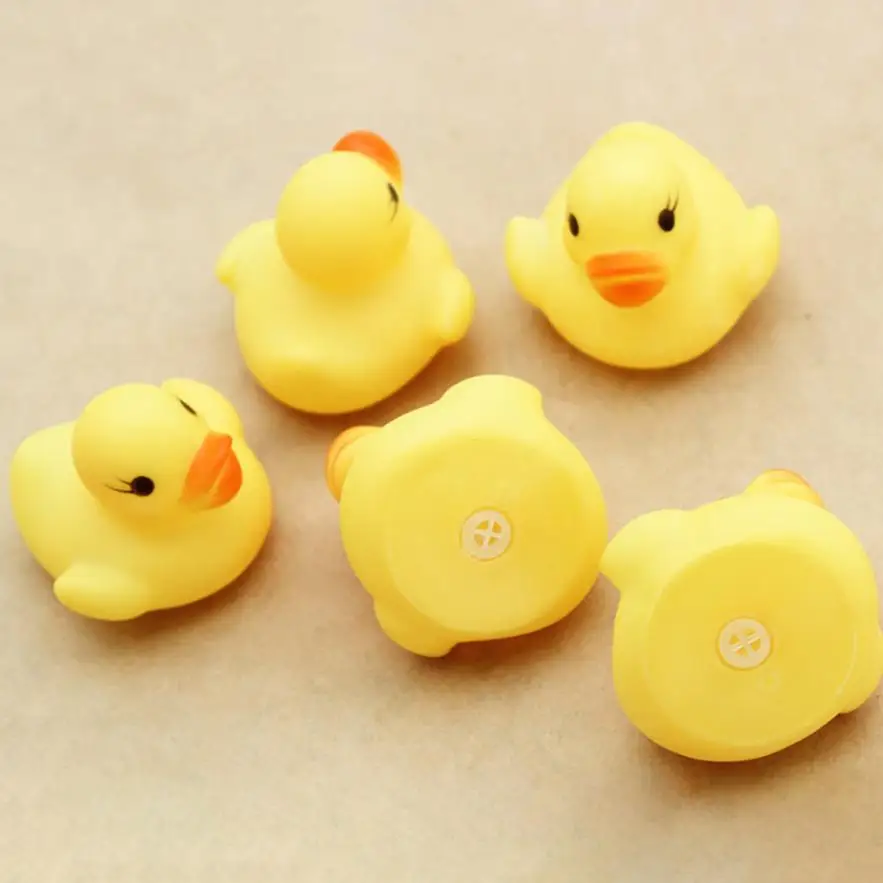 10 шт. выдавливание вызов резиновая утка Ducky Baby Shower День рождения сувениры подарок для детей 27