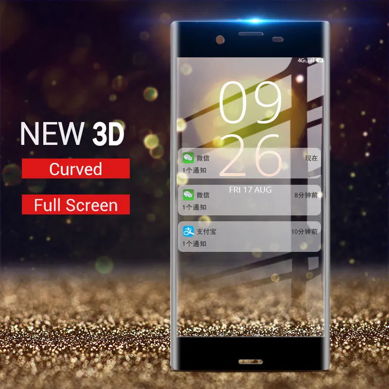 3D изогнутое закаленное стекло для sony Xperia XA1 Защитная пленка для экрана для sony Xperia XA1 Ultra XA1 Plus XA защитное стекло