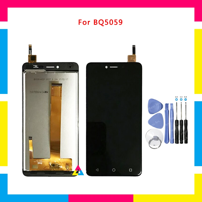 

Replacement LCD Display Screen With Touch Screen Digitizer Assembly For BQS BQ5059 BQ 5059