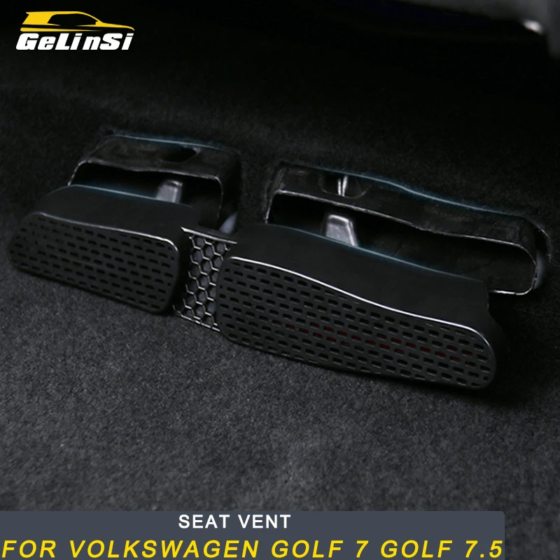 Gelinsi For Volkswagen Golf 7 Golf 7.5 Car Styling Seat A/C Vent Outlet Panel Cover Trim Frame Sticker Interior Accessories Gelinsi For Volkswagen Golf 7 Golf 7.5 Car Styling Seat A/C Vent Outlet Panel Cover Trim Frame Sticker Interior Accessories