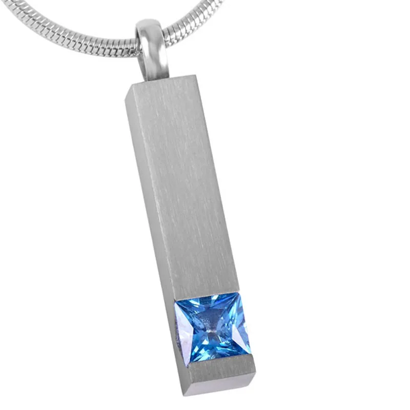 Silver 4 10 шт./лот Silver Cube кулон и Циркон инкрустация камень мемориал Цепочки и ожерелья кремации пеплом ювелирных мемориал keepsake урна - Окраска металла: Silver 4