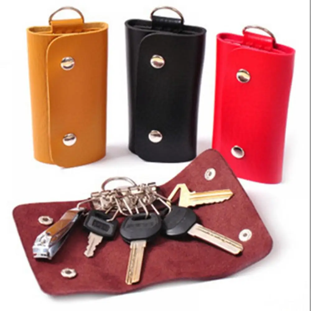 ISKYBOB PU кожаный чехол для ключей держатели автомобильный брелок держатель для ключей Чехол-футляр сумка