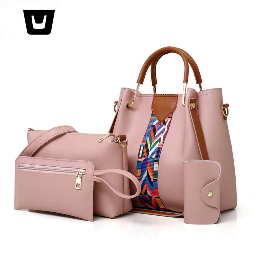 

Women 4 sets Composite Bags 2018 new fashion female bag shoulder bag crossbody bags DX18040402