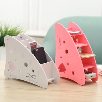 

New Europe Fashion Desktop Storage Box Living Room Multifunction Remote Control Cosmetics Storage Organizer Simple Debris Holder