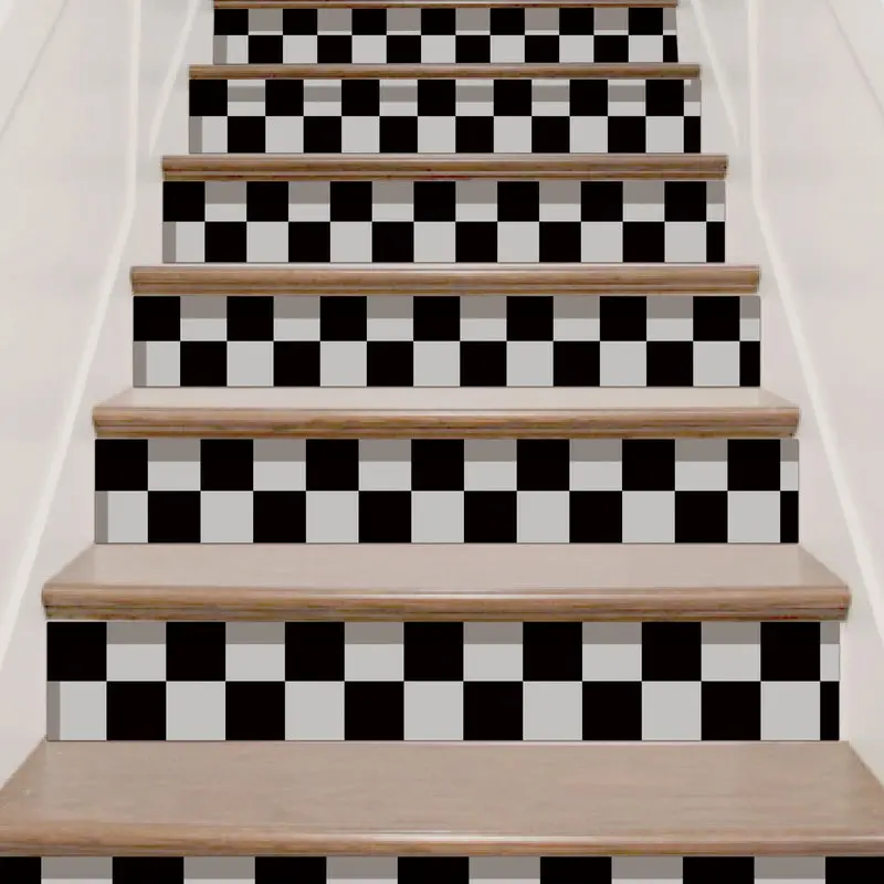 1Set/10Pcs PVC Self-adhesive Waterproof 3D Floor Stickers DIY Wall Sticker Decor Kitchen Bathroom Toilet Tile Wallpaper Decals