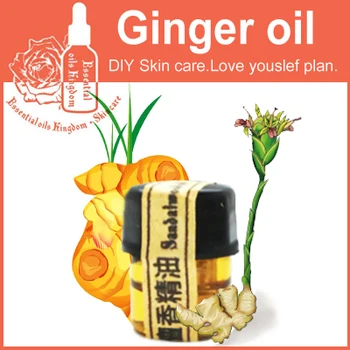 

Free shopping 100% Pure plant essential oil ginger oil 2ml improve cold