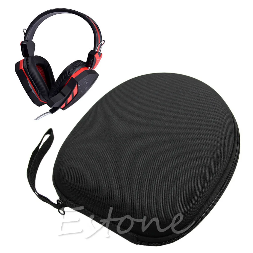 

Portable Protective New Zip Up Hard Shell Case bag For Large Headphone Headset