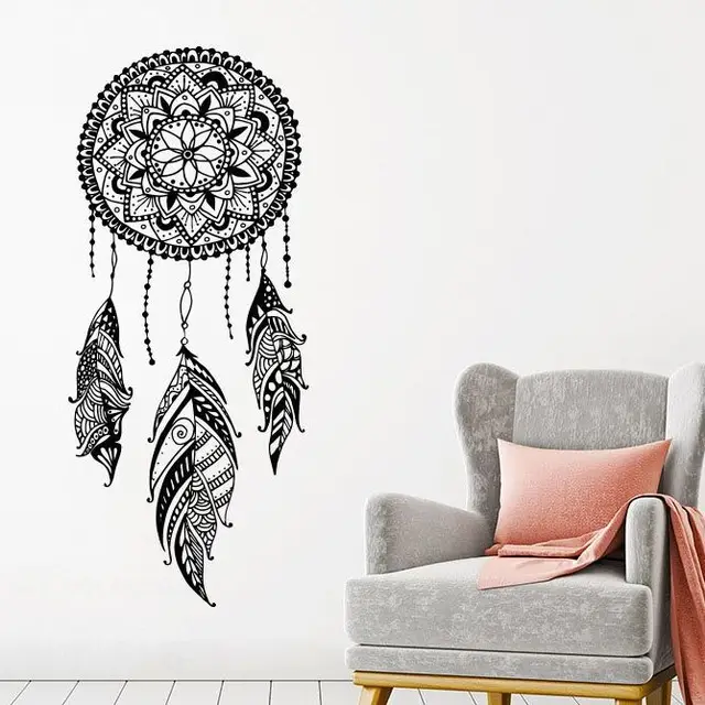 Special Offers Dream Catcher Wall Decal Feathers Night Symbol Wall Sticker Home Bedroom Decor Indian Mandala Bohemian Design Wall Mural AY1450 Special Offers Dream Catcher Wall Decal Feathers Night Symbol Wall Sticker Home Bedroom Decor Indian Mandala Bohemian Design Wall Mural AY1450