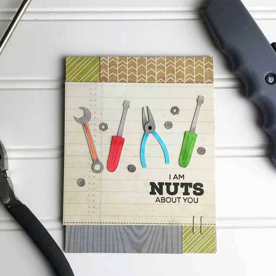 

Naifumodo Metal Cutting Diesand Clear Stamps Tools for Scrapbooking DIY Die Cuts Card Making Craft Embossing Stencils crafts