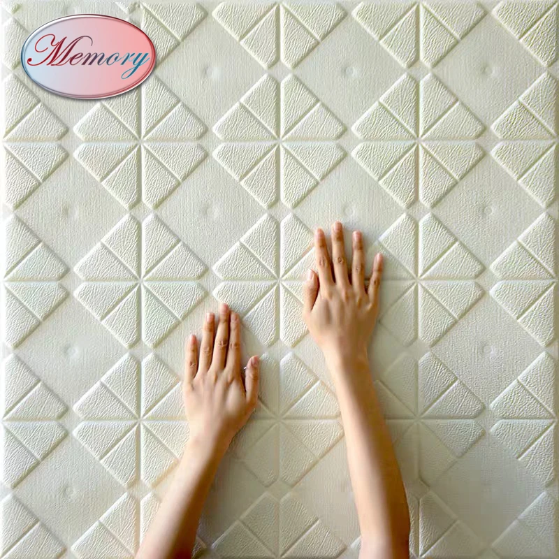 

3D Wallpapers Brick Wall sticker Modern Self Adhesive Waterproof Geometric Pattern Foam Study Bedroom Living room Wedding room