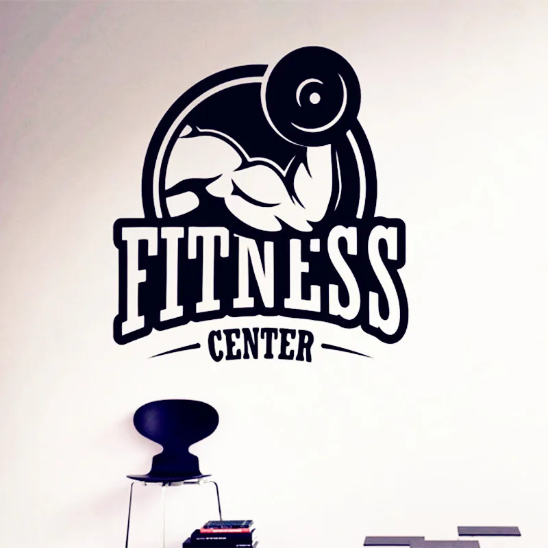 F3 Fitness Center Wall Vinyl Decal Gym Wall Art Poster Gym ...