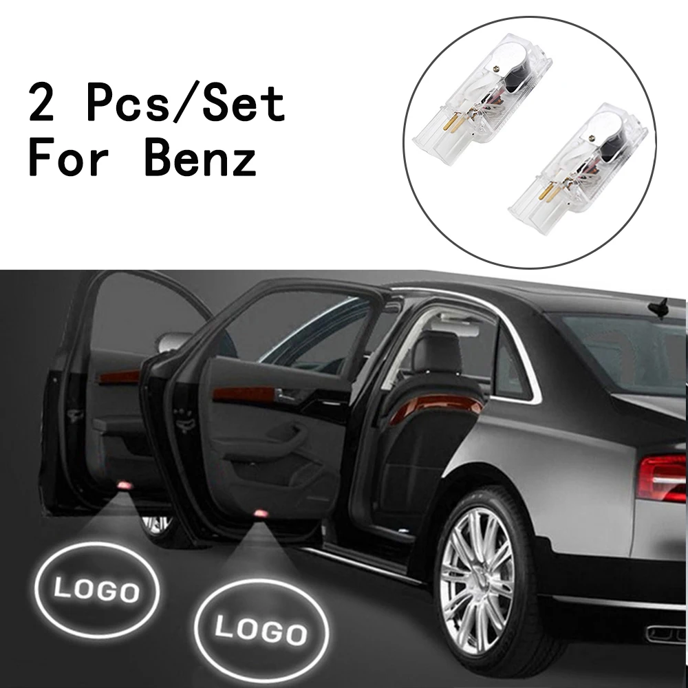 Светодиодный светильник Weclome с логотипом только для Benz W164/W215/AMG/ R300/R320/R400/R500/ML500 Ghost
