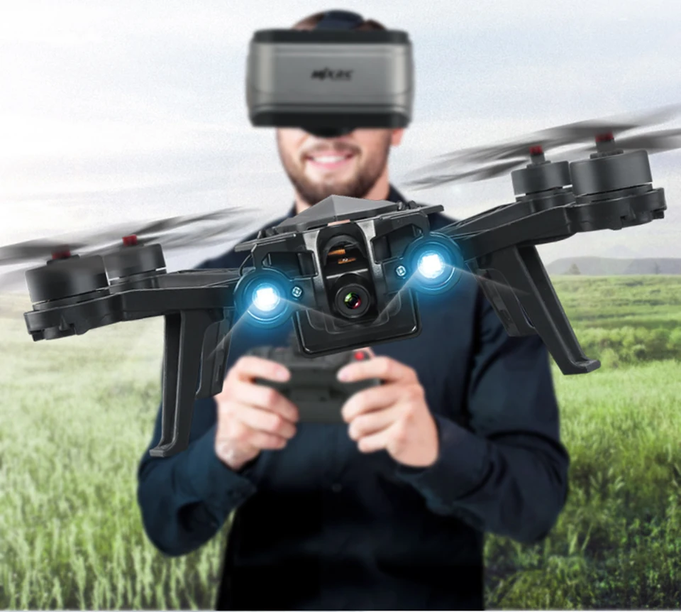 MJX B6 Bugs 6 бесщеточный гоночный Дрон 1806 720 кв двигатели HD 5,8 P G FPV и VR стекло живое видео RTF RC Квадрокоптер против ошибок 3 B2W