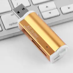 Все в одном USB 2,0 Multi чтения карт памяти для Micro SD/TF M2 MMC SDHC MS Memory Stick лидер продаж по всему миру