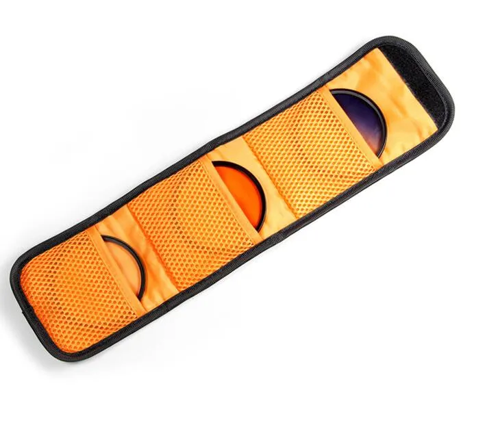 Latest UV CPL FLD ND4 ND8 ND16 Filter Lens Cap Storage Bag Case Pouch Support 25mm 86mm Filters For Drone DJI Phantom 3 Camera