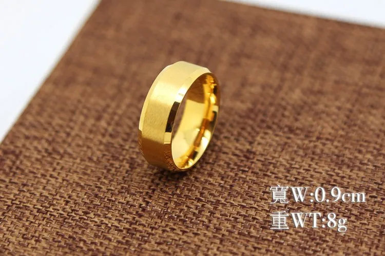 2017 Fashion Charm Jewelry ring men stainless steel Black Rings For Women