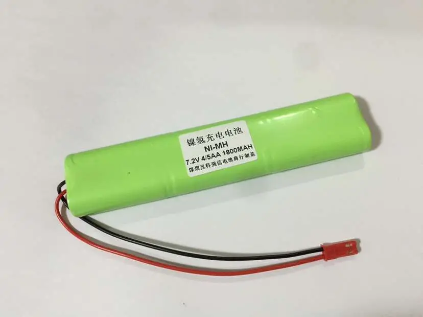 7,2 в 4/5AA 1800 мАч ni-mh аккумуляторная батарея 14X28X128 мм для игрушек