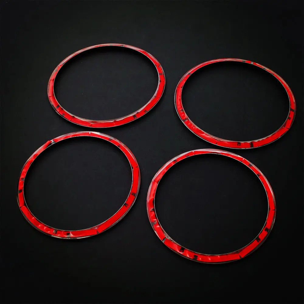 JY 4 шт. SUS304 нержавеющая сталь внутренняя дверь динамик кольцо отделка автомобиля Стайлинг крышка для LEXUS RX450H 350 200T-17