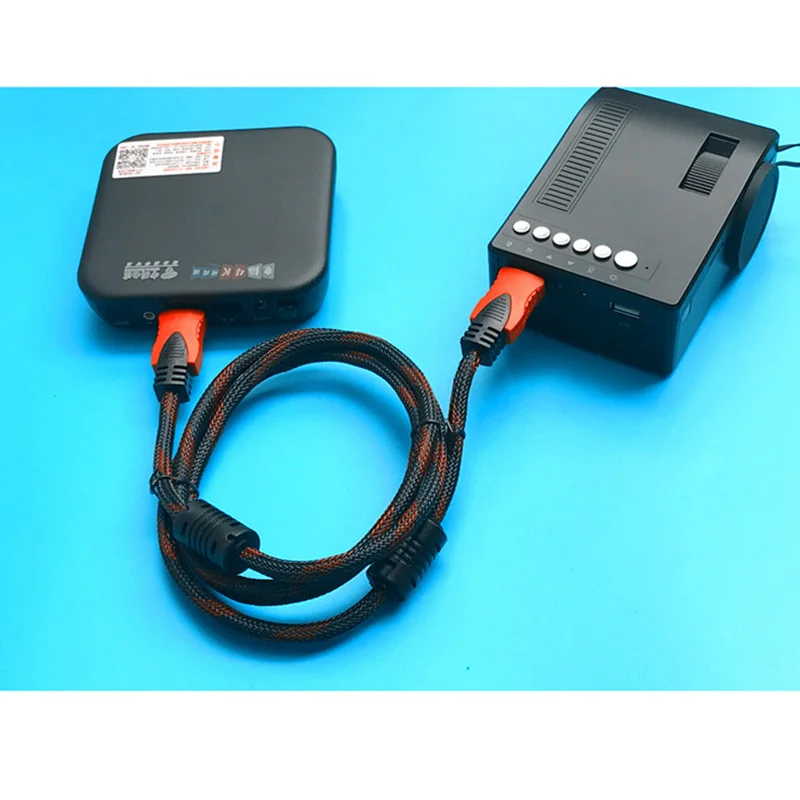 

Projector HD 1080P Mini Portable Support TF Card Durable For Home Cinema Theater New @JH