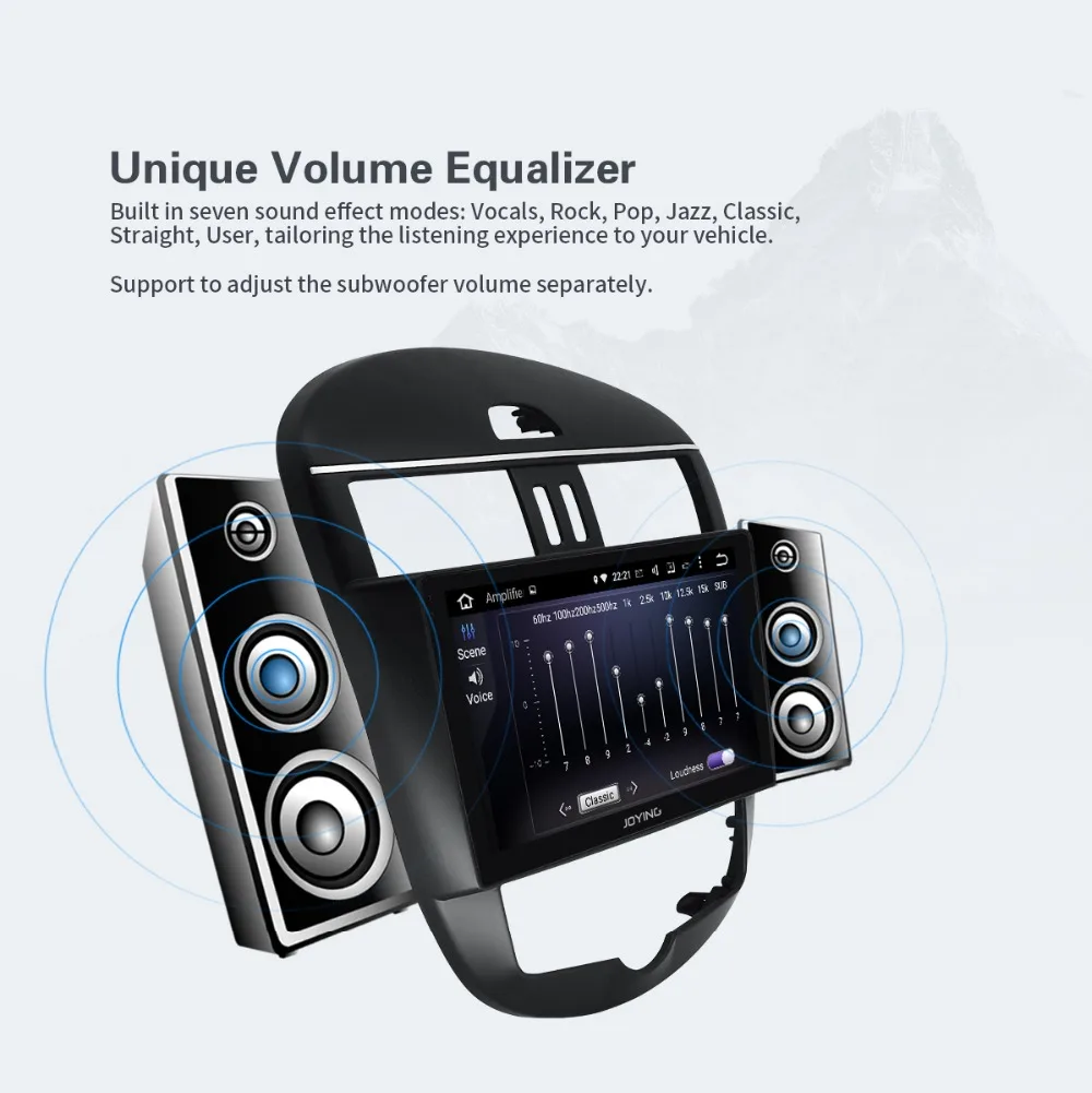 Sale JOYING 10.1" IPS Screen 4G ram Android 8.1 GPS Unit Radio Car Stereo Player Autoradio for Nissan Tiida/Versa 2011-2015 Head Unit 14
