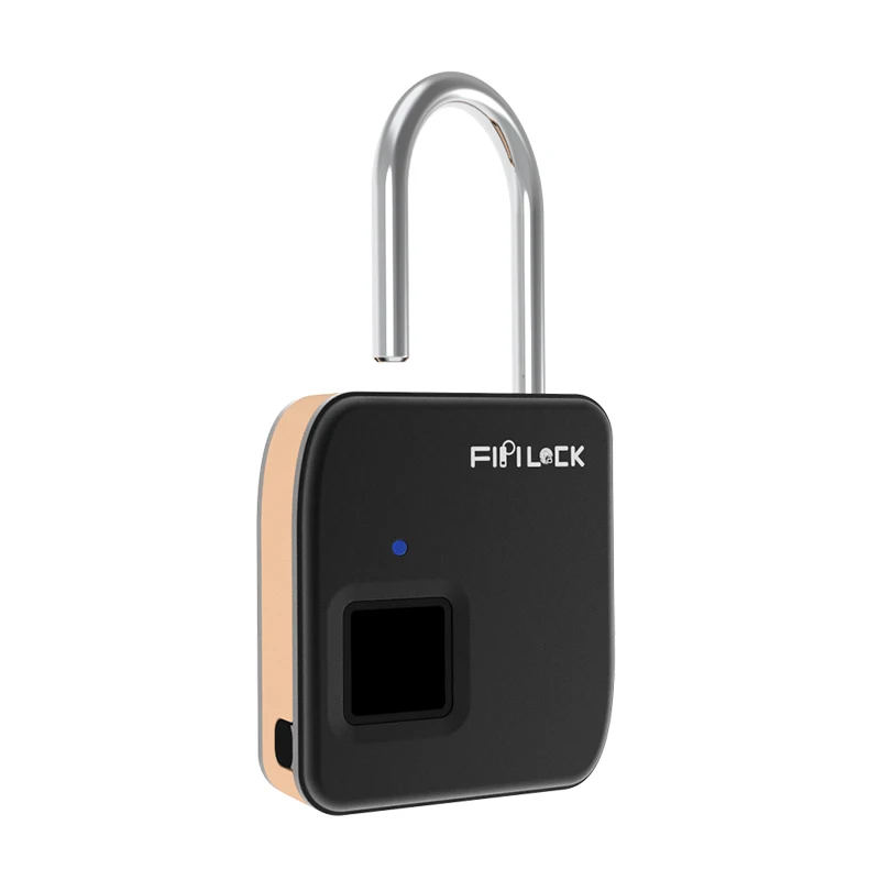 

One touch To unlock, fingerprint scanner padlock Smart padlock with 10 fingerprints ,access sharing Fingerprint scanner padlock