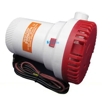 

Submersible Boat Bilge Water Pump 2000GPH DC24V Water Pump Free Shipping