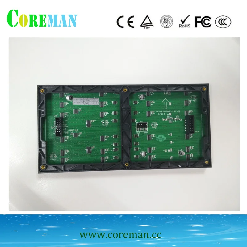 Светодиодная точечная матрица 16x32 большой экран hd tv комнатный P4 полноцветный