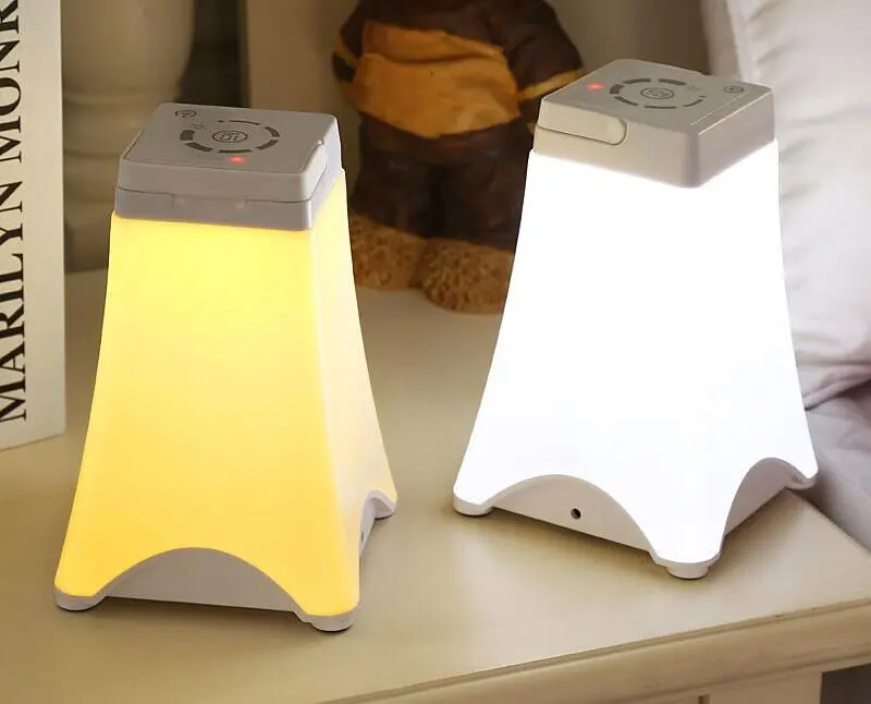 Goedkoop IKVVT Draadloze Draagbare Lantaarn Dimbare Nachtlampje Oplaadbare Tafel Bureau Camping Lamp Slaapkamer Touch Sensor Met USB Charger