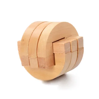 

Chanycore Baby Learning Educational Wooden Toys 3D Puzzle Kong Ming Luban Lock Cube Brain Teaser hhxk Kids Gifts 4245