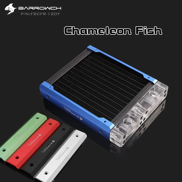 

BARROWCH Chameleon Fish series 120mm radiator ,water cooling cooper radiator ,fit 12cm fan ,PMMA POM ,FBCFR-120Y