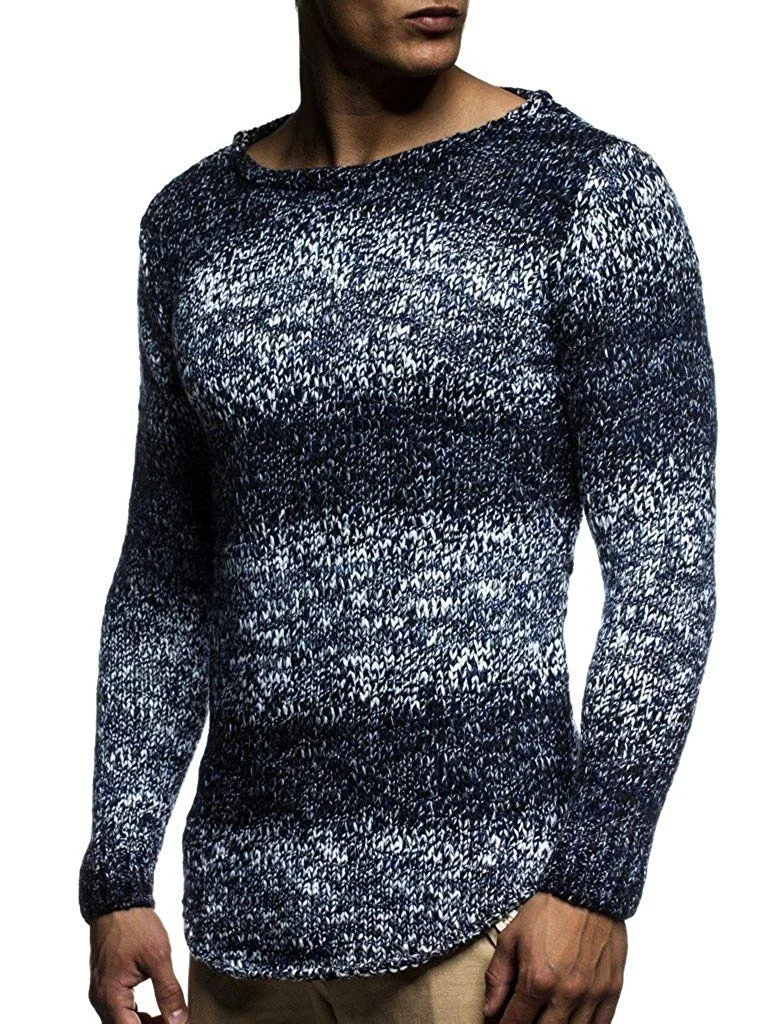 Men's Sweater Knitted Shawl Turtleneck Sweater Pullover Winter Hip Hop Streetwear Casual Long Sleeve High Quality Man's Sweaters