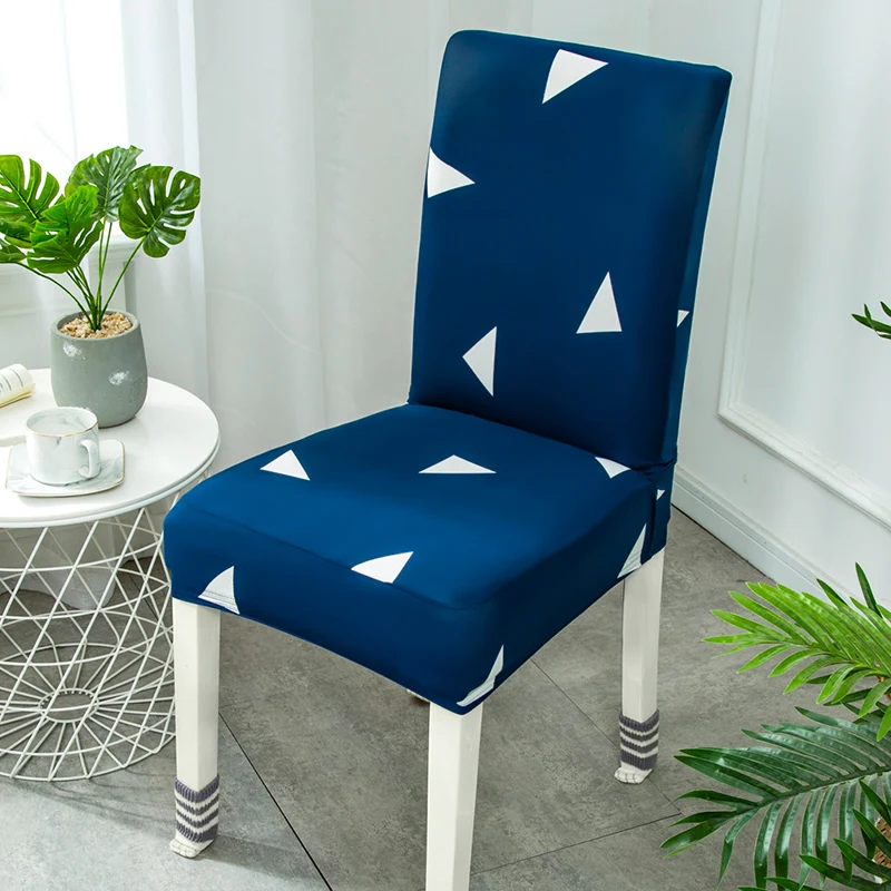 Nordic Restaurant Conjoined Chair Covers Simple Home Elastic Hotel Chair Covers Universal Table Stool Covers Cloth for Home - Цвет: Светло-зеленый