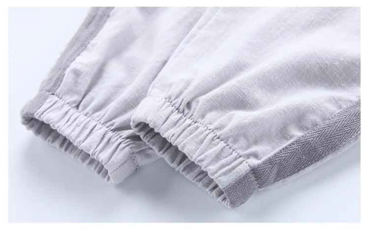 kids 2pcs sets solid o-neck cotton linen tops t shirts for boys sport suits fashion boys clothes children summer 2018 clothing (22)