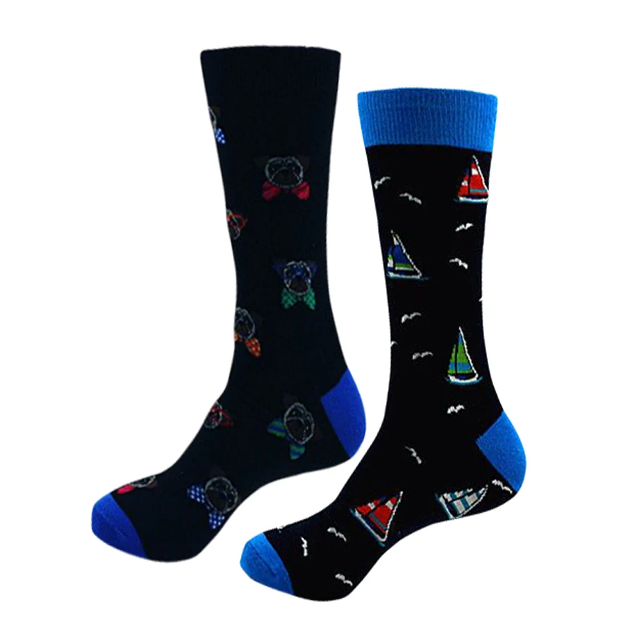 Buy New Style European and American Style Tube Male Socks Cotton Personality
