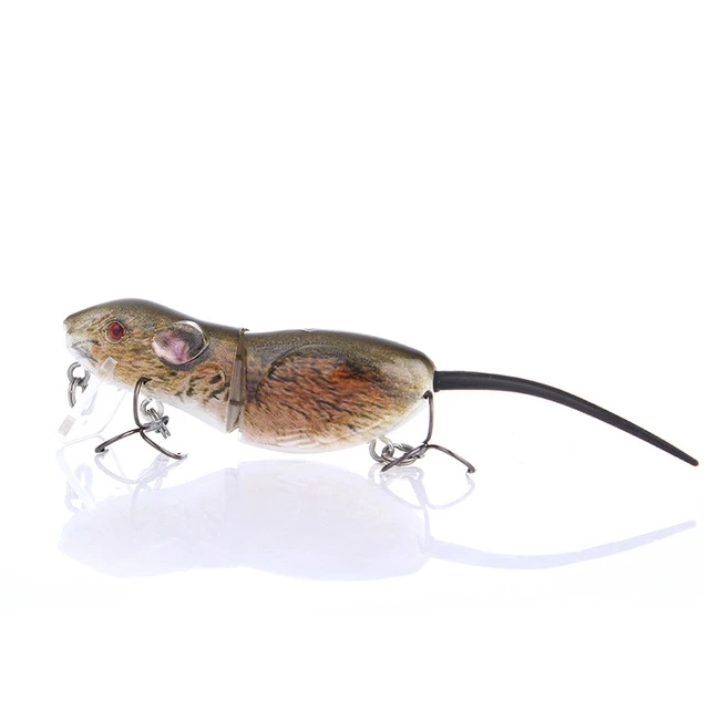 WATERBOY 6.3cm10.5g приманка для ловли крыс Реалистичная приманка для мыши Яркие 3D глаза плавающая приманка Реалистичная рыба воблер Снасть - Цвет: A
