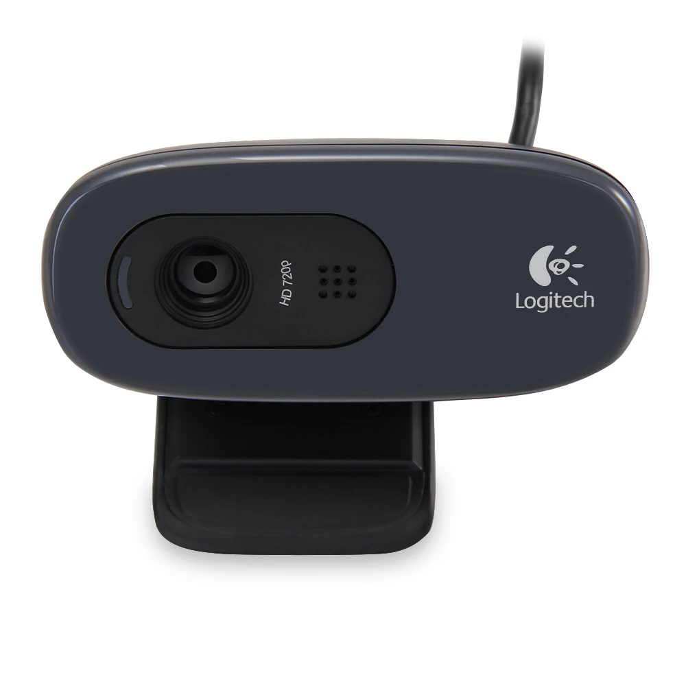 Оригинальная веб-камера logitech C270 HD Vid 720P со встроенным микрофоном USB2.0 Мини-Компьютерная камера для ПК ноутбука