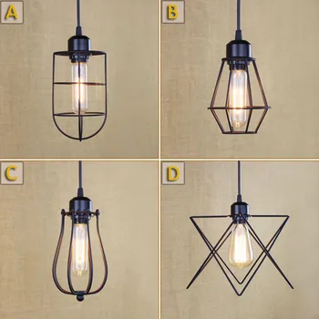 

[Three Bears] American Industrial Vintage Iron Retro Pendant Lights Loft Style Bar Restaurant Light AC90-265V Free Shipping