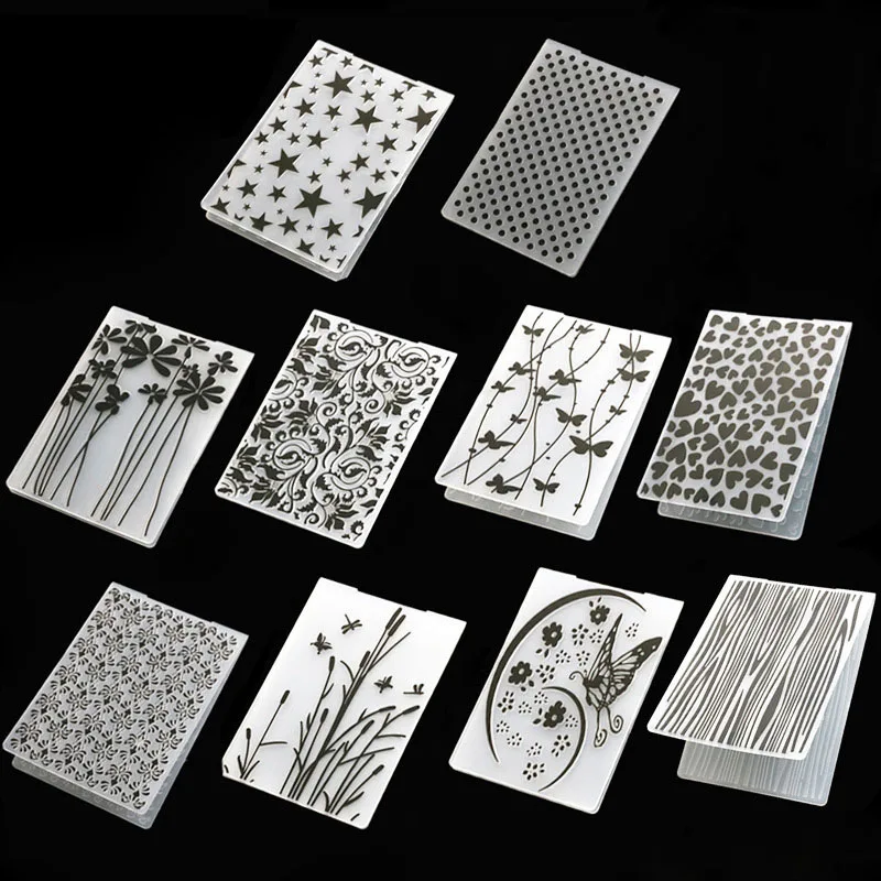 

Craft Card Making Scrapbooking Embossing Folder Wedding Decoration Photo Album Paper Cards Plastic Template 1Pcs