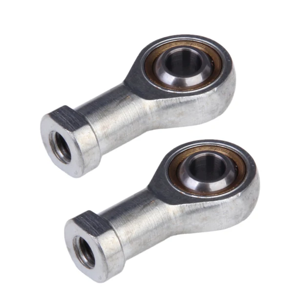2pcs F1 Carbon Steel 8mm SI8T/K Threaded Rod End Spherical Plain Bearing