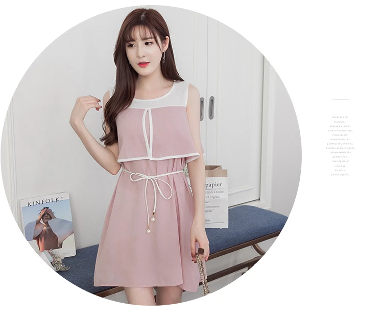 Loose Sling chiffon Maternity Dress Breastfeeding Clothes for Pregnant Women Summer Tank Clothing for Pregnancy 2018 Fashion (37)