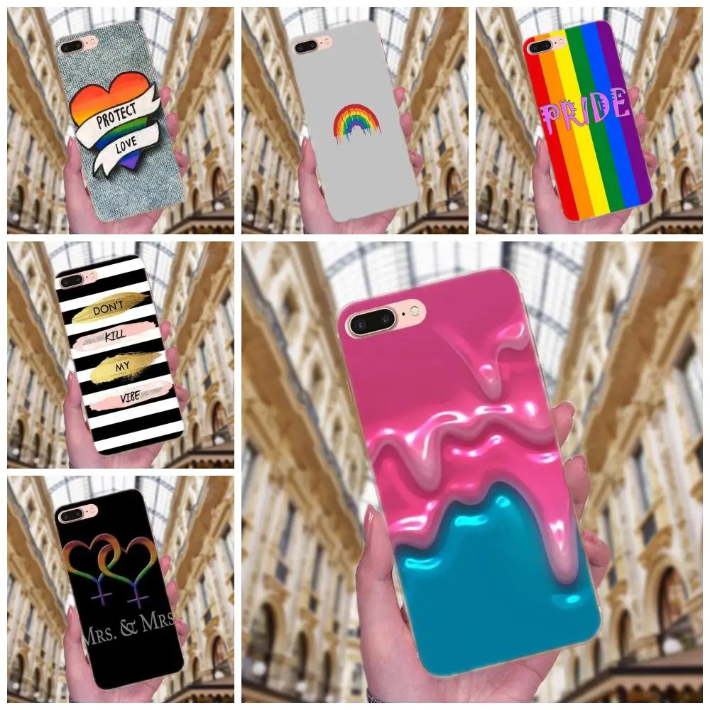 Радужная приправа ЛГБТ для геев лесбиянок Huawei Honor 4C 5A 5C 5X 6 6C 6A 6X 7 7X 8 9 V8 V10 Y3II Y5II Y6II G8