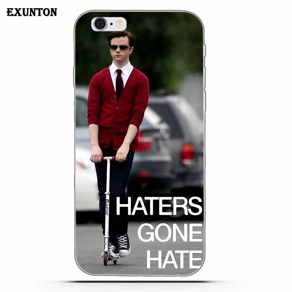 Чехол из ТПУ для Apple iPhone 4 4S 5 5C SE 6 6S 7 8 Plus X Glee Character|Чехлы-накладки| |