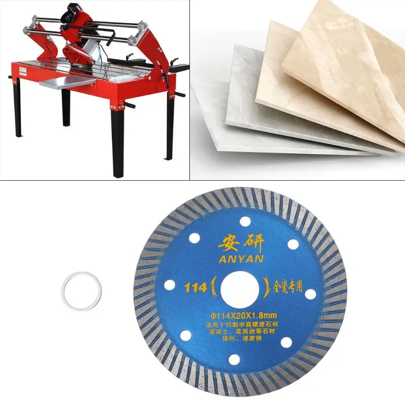 

4.5 inch Diamond Ceramic Saw Blade Disc Wheel Sharp Cutter Porcelain Tile Marble SEP28 Drop shipping
