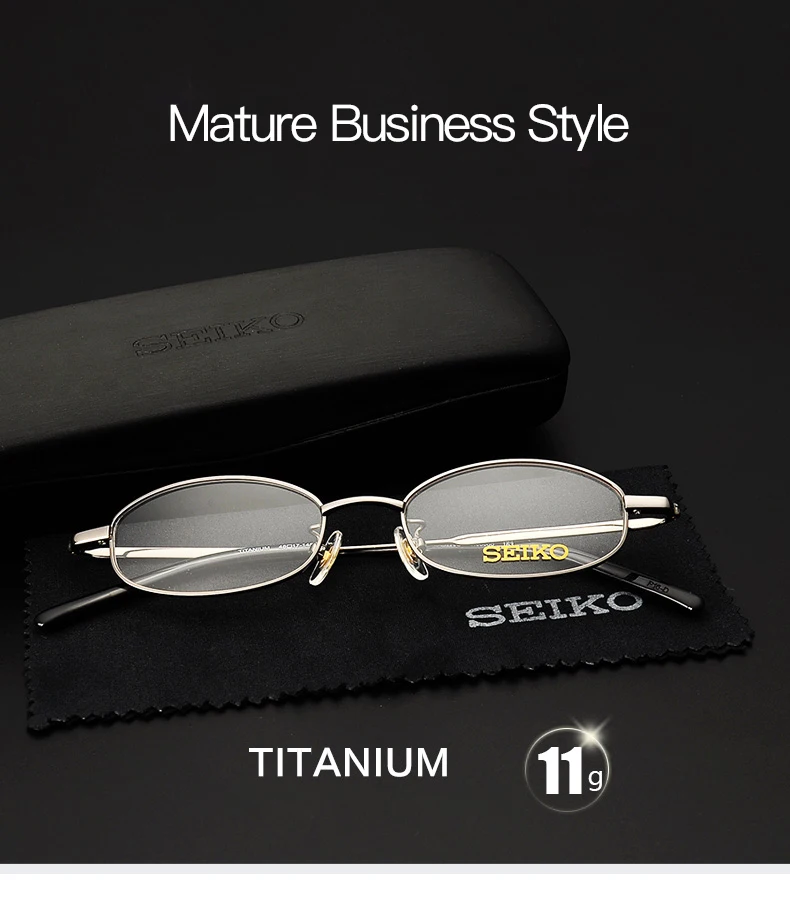SEIKO титановые очки для глаз, оправа для мужчин, маленькие близорукие очки, очки для близорукости, мужские Оптические очки, оправа H03086