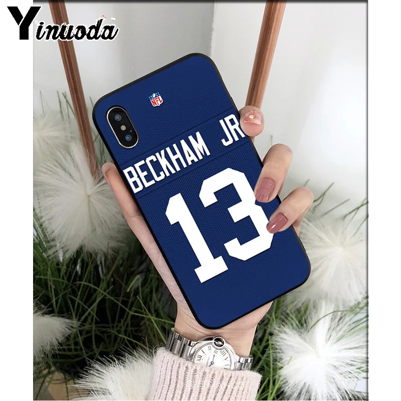 Yinuoda New York Giants TPU мягкие Аксессуары для телефонов Чехол для iPhone 6S 6plus 7 7plus 8 8Plus X Xs MAX 5 5S XR