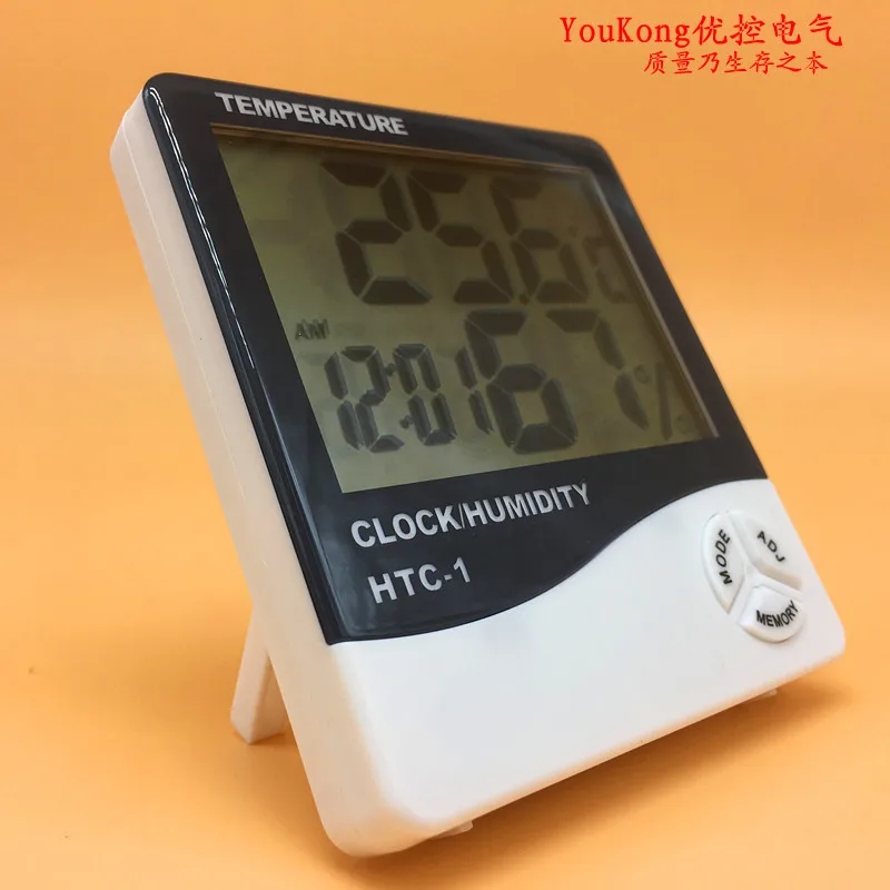 

Big Screen Digital Temperature Thermometer Humidity Meter Clock barometer hygrometer thermometer weather station free shipping